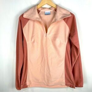 Columbia Basic Fleece Pullover Sweater Sweatshirt Shirt Top Pink Size‎ Medium